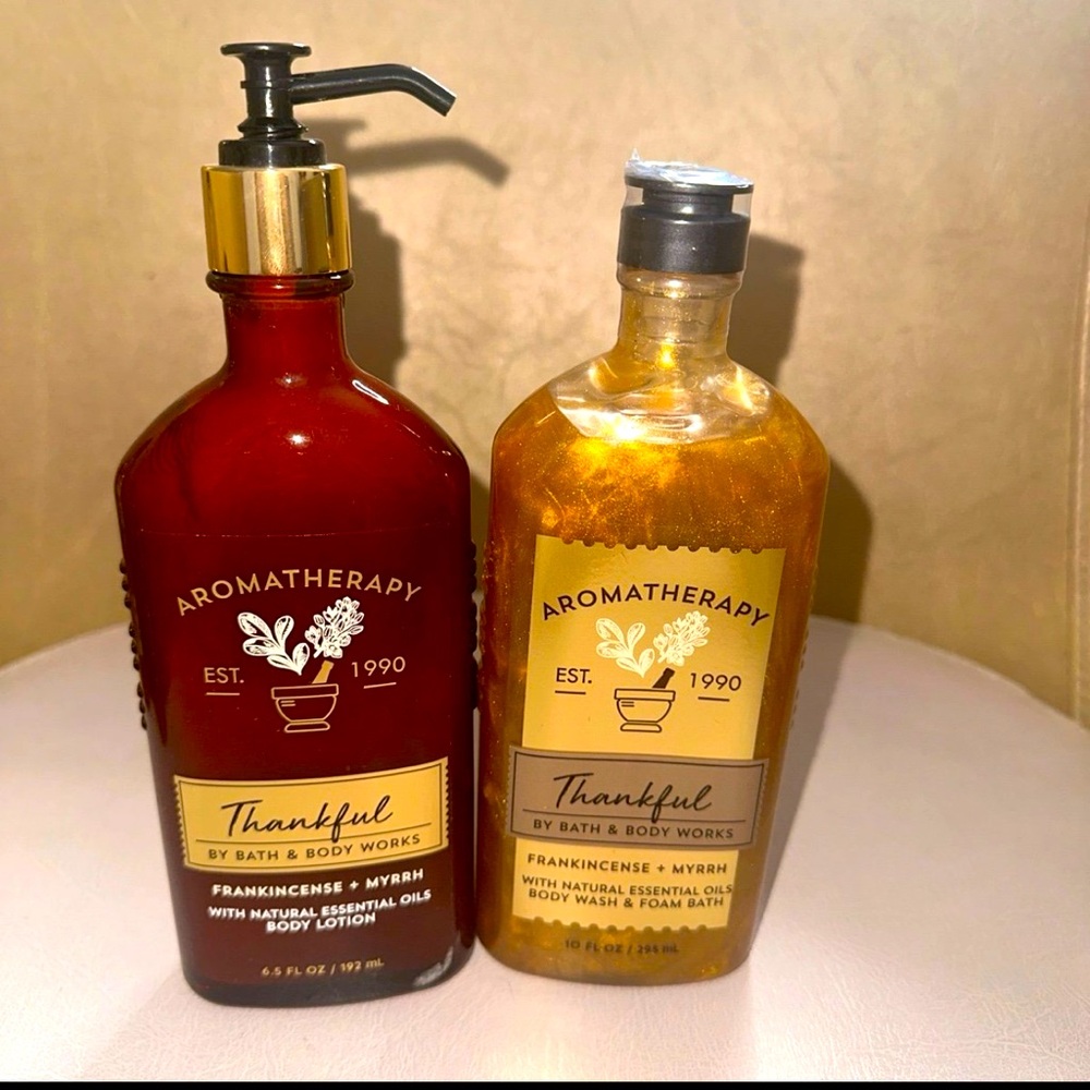 Aromatherapy thankful bodycare set
